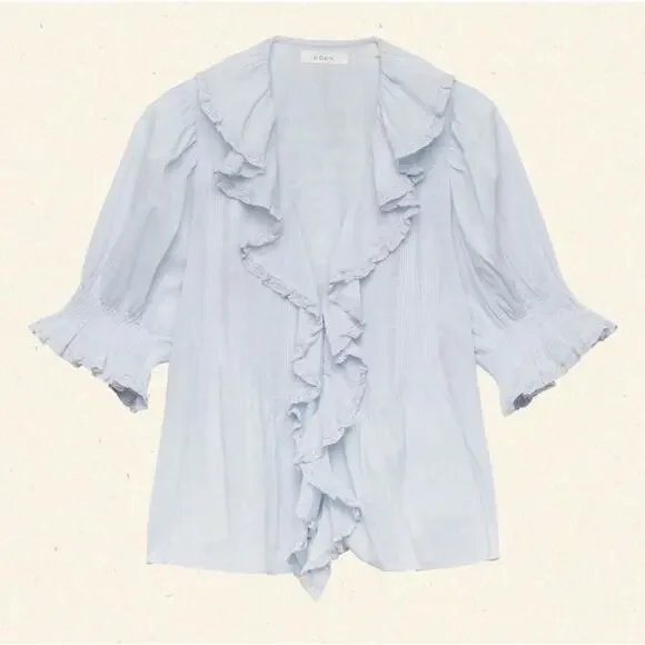 DOEN Henri Top in Alice Blue M - Picture 11 of 11